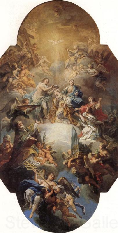 Sebastiano Conca The Glorification of St.Cecilia Spain oil painting art